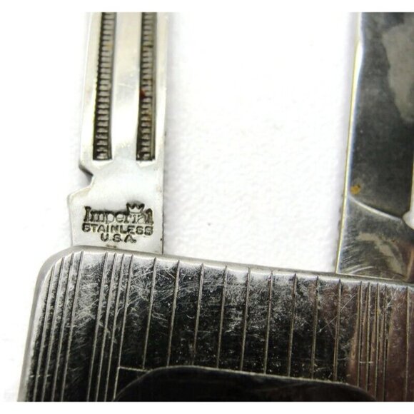 Partners Progress Fort Howard Paper Co Knife File Money Clip Stainless Steel Vtg - Picture 11 of 12